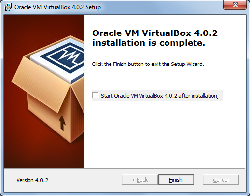 VirtualBox installation 5