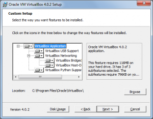 VirtualBox installation 2