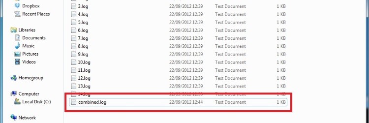 export list of files from windows command prompt